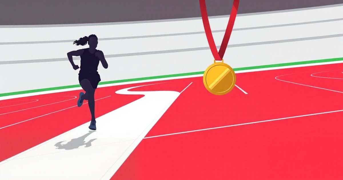 일러스트: 아시안 게임 장민호 400m 세계신기록, 시력 장애 딛고 달린 인간 승리