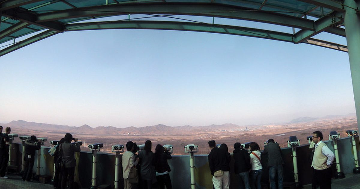 The view of North Korea from Dora Observatory — DMZ tour from Seoul: which one to book and what to avoid