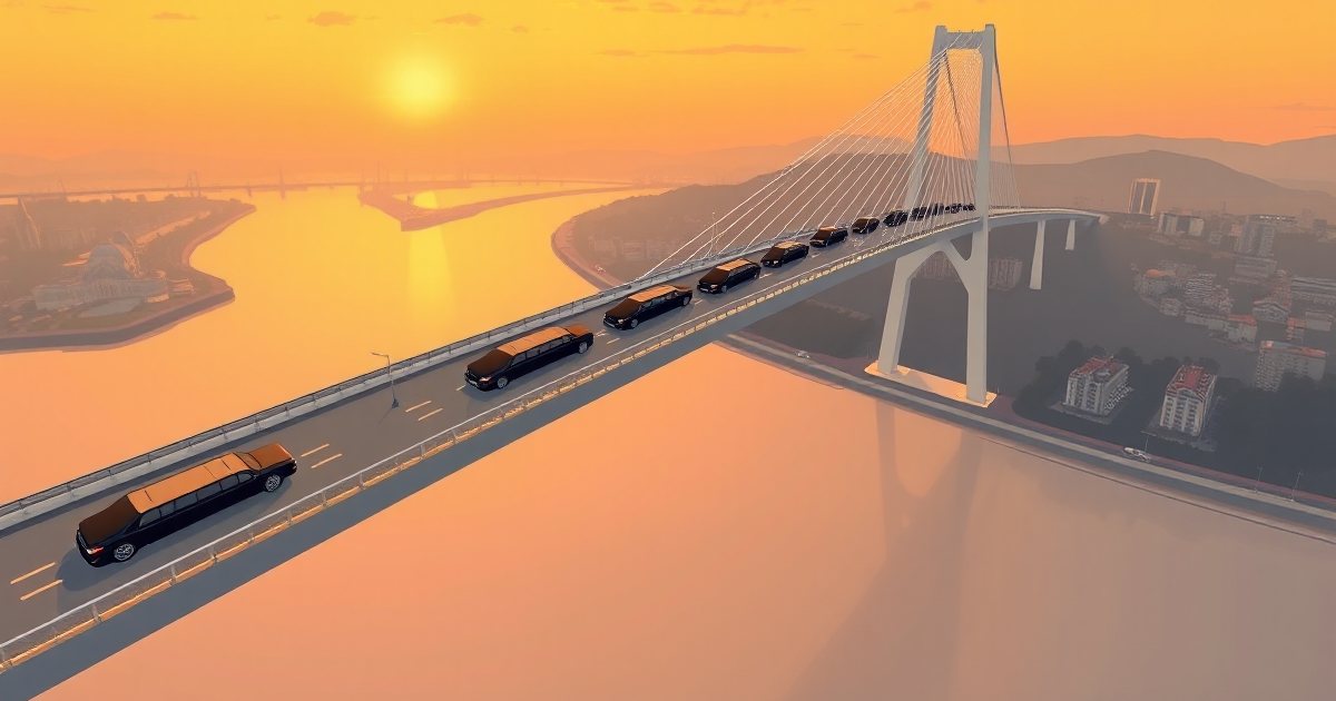 Illustration: Why Kim Jong Un Just Drove Across a 12-Year-Old Unused Bridge