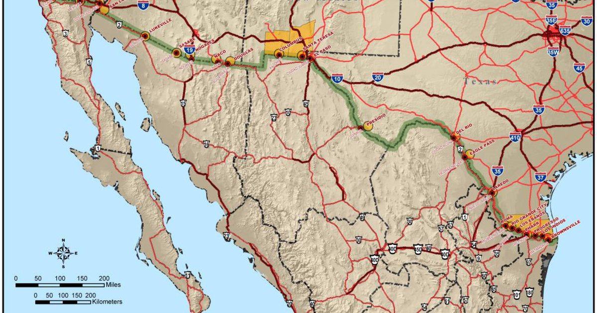United States-Mexico border — 800m 밖에서 피부를 바싹 가열한다? 미 국경 '열선 무기' 도입의 진실